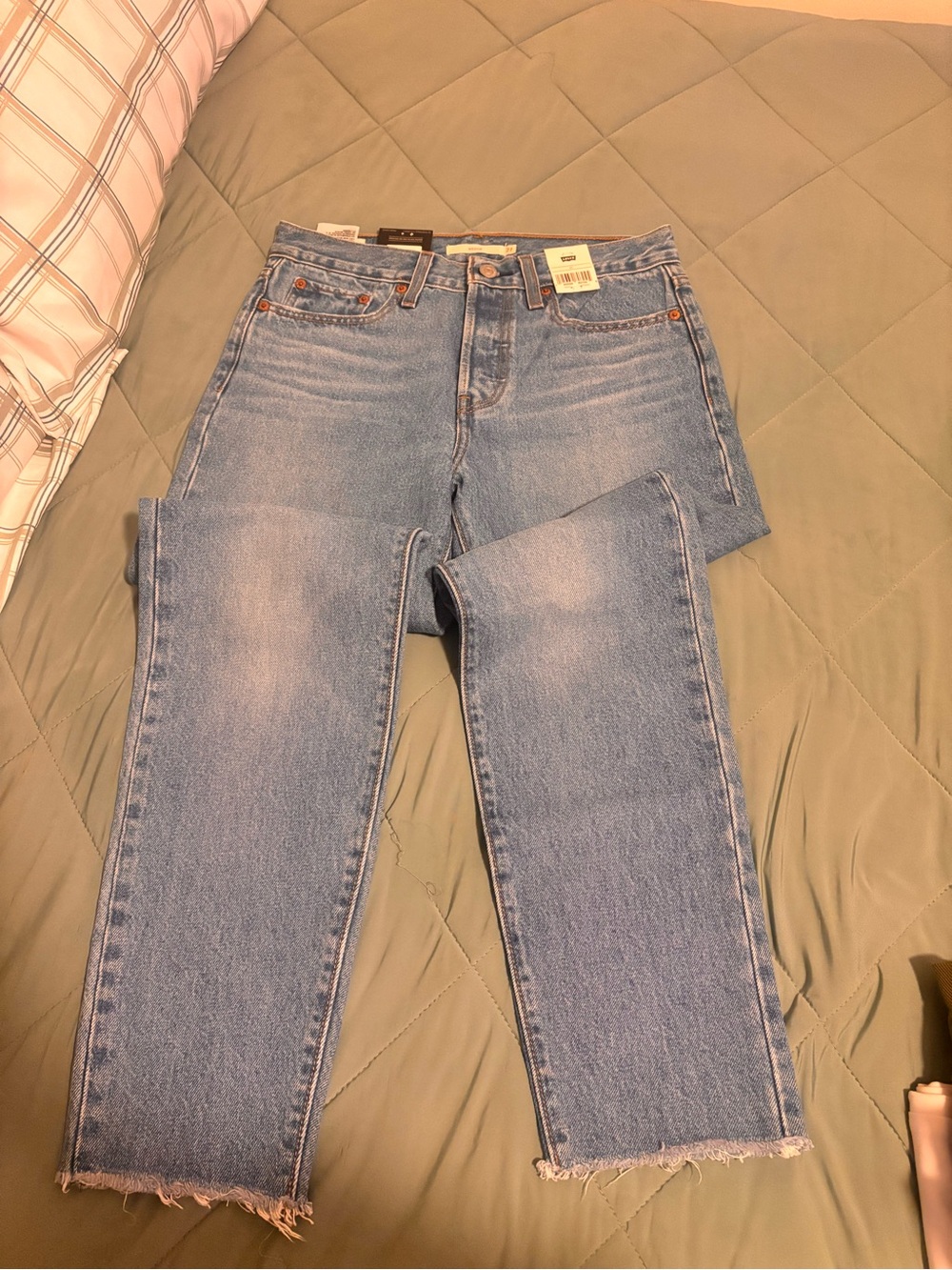 Levi's Light Blue Straight Leg Jeans